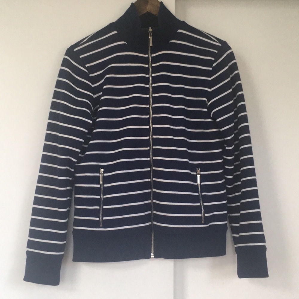 Lauren Ralph Lauren: Navy Blue Reversible Jacket